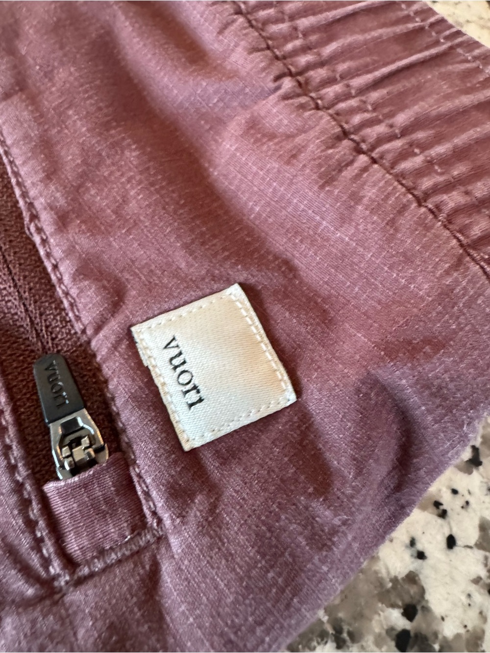 Vuori Ripstop Pant Long Burgundy Plum Drawstring Cargo Pants Size Small Long - Picture 6 of 15